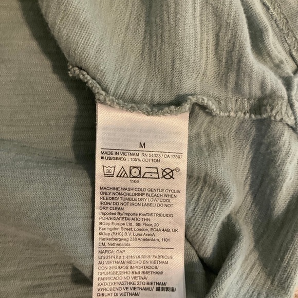 Men’s Gap Lived In Slub Polo in moss green, M - Picture 6 of 6